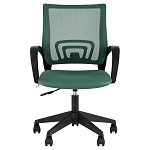 Офисное кресло с основанием из черного пластика Desk chairs Green варинант исполнения - 2 | Loft Concept во Владивостоке