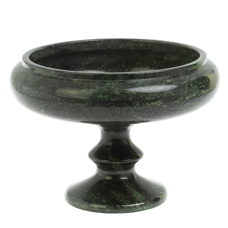 Конфетница из натурального камня змеевик Stone Candy Bowl Зеленый Конфетница из натурального камня змеевик Stone Candy Bowl Зеленый во Владивостоке | Loft Concept