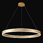 Люстра подвесная светодионая кольцевая золотого цвета Ring Horizontal варинант исполнения - 2 | Loft Concept во Владивостоке