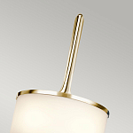 Бра вертикальное с белым полукруглым плафоном и длинным стержнем S Kichler варинант исполнения - 9 | Loft Concept во Владивостоке