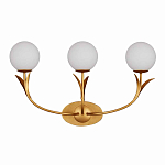 Бра с золотым каркасом в виде стебля с листьями Inspired by Nature варинант исполнения - 3 | Loft Concept во Владивостоке