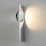 Бра с круглым зеркальным диском на прямоугольном соновании Reflection Circle Glow варинант исполнения - 5 | Loft Concept во Владивостоке