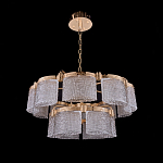Люстра двухъярусная с текстурными овальными абажурами Splendor Palace Style варинант исполнения - 3 | Loft Concept во Владивостоке