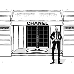 Megan Hess. Coco Chanel: The Illustrated World of a Fashion Icon варинант исполнения - 4 | Loft Concept во Владивостоке