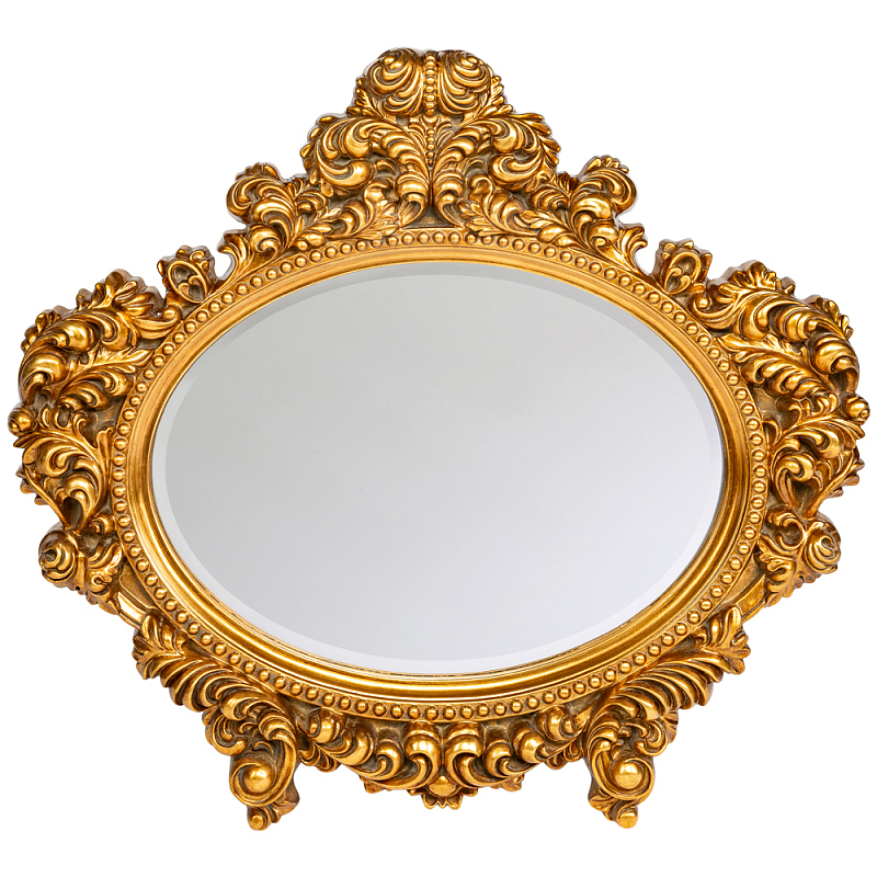 Зеркало настенное золотое с ажурным резным орнаментом Classic Ornament Mirror Золотой Зеркало Зеркало настенное золотое с ажурным резным орнаментом Classic Ornament Mirror Золотой Зеркало во Владивостоке | Loft Concept