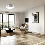 Потолочный светильник с гофрированным абажуром цвета графит Millennium варинант исполнения - 3 | Loft Concept во Владивостоке