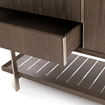 Платяной шкаф из серого дуба Sawada Gray Oak Wardrobe варинант исполнения - 4 | Loft Concept во Владивостоке