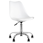 Офисный стул на металлическом основании EGGERY White варинант исполнения - 1 | Loft Concept во Владивостоке