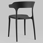 Черный стул из прочного PP-пластика JORIS варинант исполнения - 4 | Loft Concept во Владивостоке
