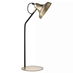 Настольная лампа с плафоном в форме купола в сочетании черного и золотистого цвета Minimalist Execution варинант исполнения - 2 | Loft Concept во Владивостоке