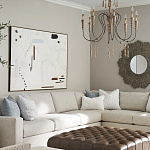 Люстра с состаренными резными элементами Big Graceful Profile варинант исполнения - 5 | Loft Concept во Владивостоке