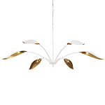 Люстра белая с плафонами в виде лепестков Delicate Flower варинант исполнения - 3 | Loft Concept во Владивостоке