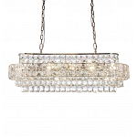 Люстра овальной формы хрустальная в неоклассическом стиле Majesty варинант исполнения - 6 | Loft Concept во Владивостоке