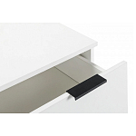 Комод белый с 3-мя ящиками Strict Lines  варинант исполнения - 5 | Loft Concept во Владивостоке