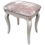 Пуф из массива дерева с велюровой обивкой Marrok French Seating варинант исполнения - 1 | Loft Concept во Владивостоке