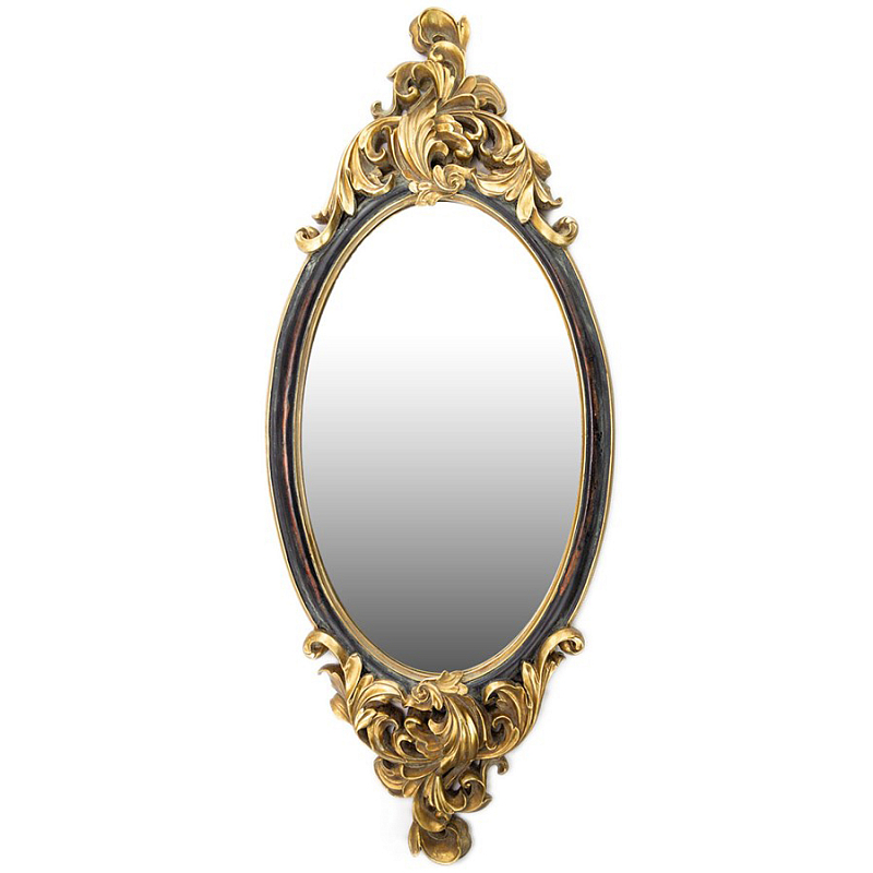 Зеркало Oval With Gold Monograms Золотой Зеркало Oval With Gold Monograms Золотой во Владивостоке | Loft Concept