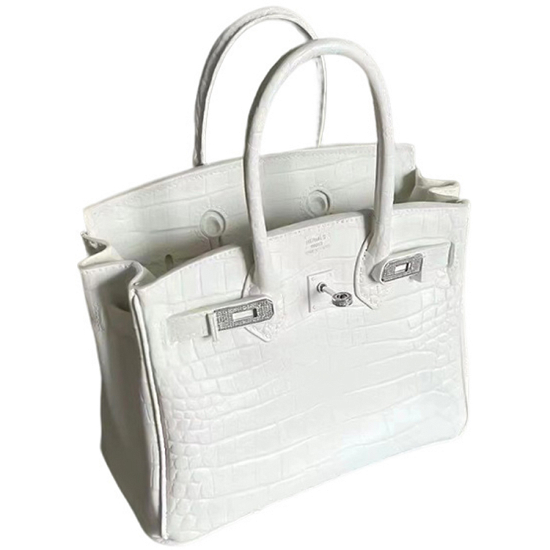 Декоративная ваза в виде сумки Birkin Bag Vase White Белый Декоративная ваза в виде сумки Birkin Bag Vase White Белый во Владивостоке | Loft Concept