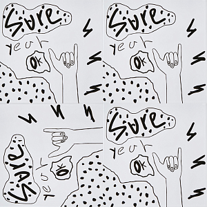 Плитка с узором Граффити 3