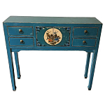 Консоль в китайском стиле с 4-мя ящиками Chinese Elm Console Table варинант исполнения - 1 | Loft Concept во Владивостоке