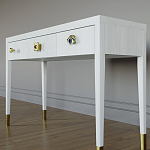 Дизайнерский Письменный стол Elsa Dreams White с тремя ящиками варинант исполнения - 2 | Loft Concept во Владивостоке