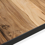 Стол обеденный раздвижной с прямоугольной столешницей на четырех черных ножках Blair варинант исполнения - 7 | Loft Concept во Владивостоке