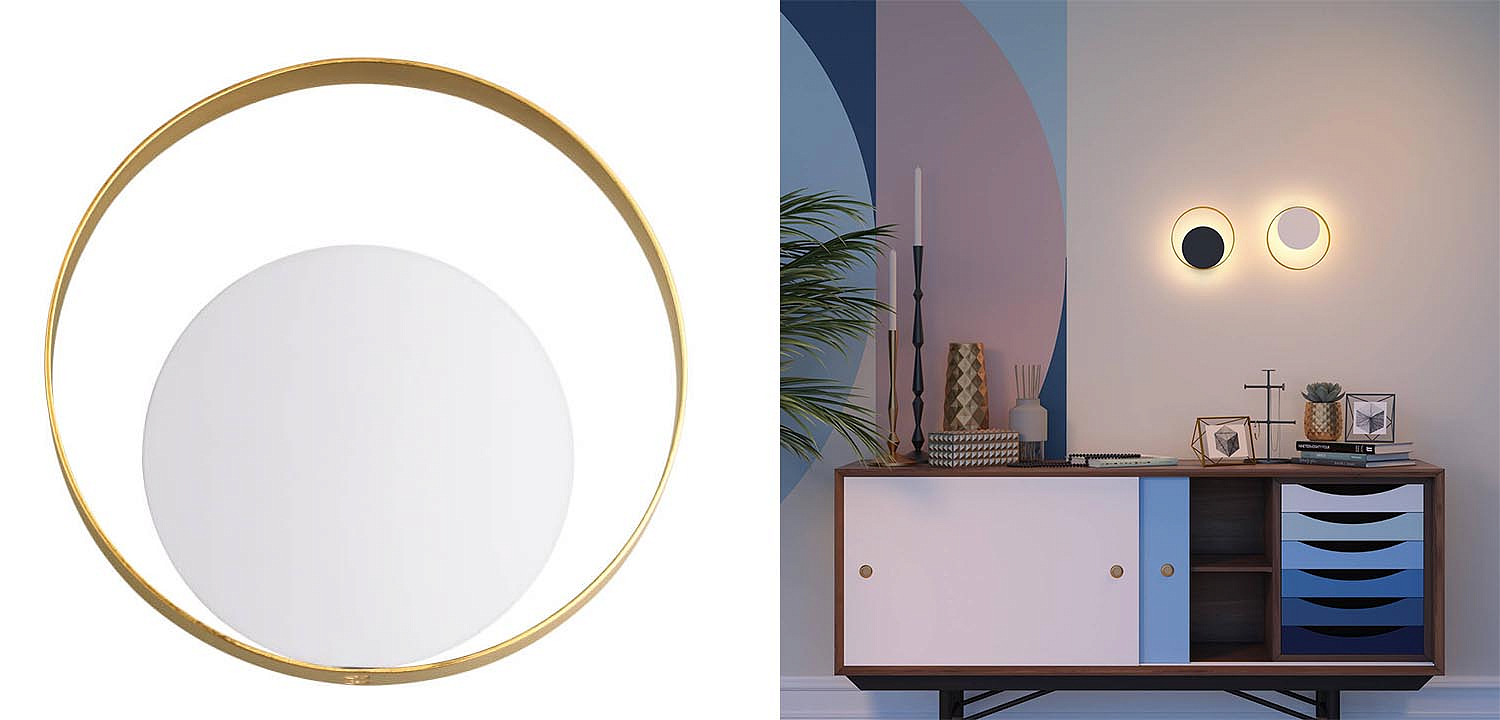 Бра Globo Ocular Sconce Circle White Бра Globo Ocular Sconce Circle White - Loft-Concept во Владивостоке