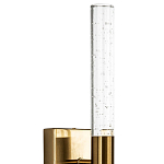 Бра со стеклянным плафоном латунь Gileberte Glass Tube Wall Lamp Brass варинант исполнения - 3 | Loft Concept во Владивостоке