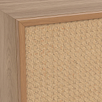 ТВ-тумба с декором из ротанга Pansy Rattan TV Stand варинант исполнения - 2 | Loft Concept во Владивостоке