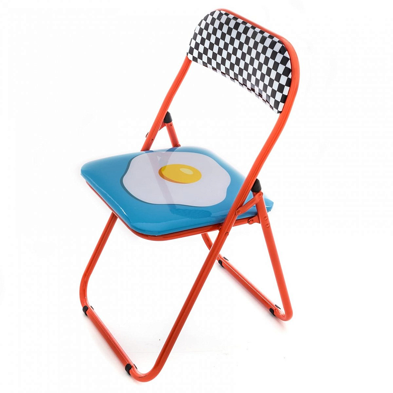 Стул Seletti Folding Chair Egg Мульти Красный Стул Seletti Folding Chair Egg Мульти Красный во Владивостоке | Loft Concept