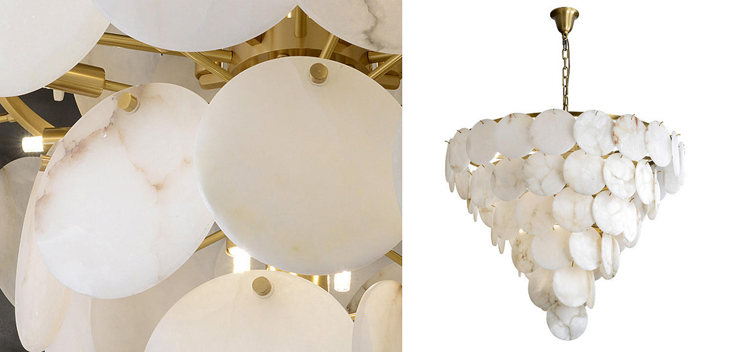 Люстра Letizia Marble Tiered Chandelier Люстра Letizia Marble Tiered Chandelier - Loft-Concept во Владивостоке