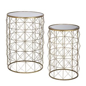 Комплект приставных столов Mirror Surface Table round