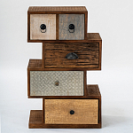 Тумба необычной формы с выдвижными ящиками Shift варинант исполнения - 2 | Loft Concept во Владивостоке