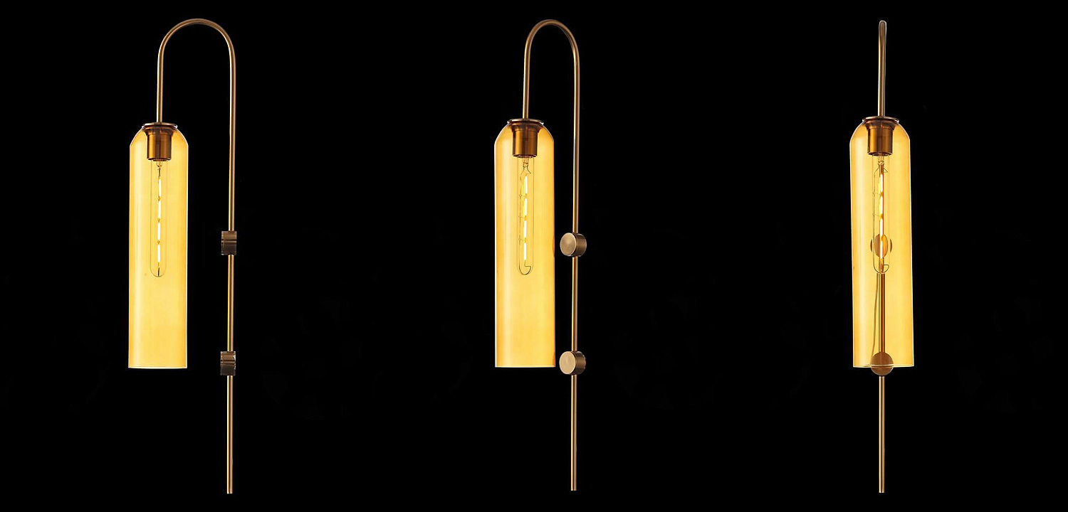 Бра ARTICOLO float Wall Sconce Amber Бра ARTICOLO float Wall Sconce Amber - Loft-Concept во Владивостоке