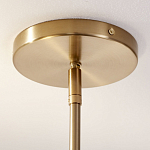 Люстра круглая с 2-мя металлическими абажурами Andromeda варинант исполнения - 5 | Loft Concept во Владивостоке