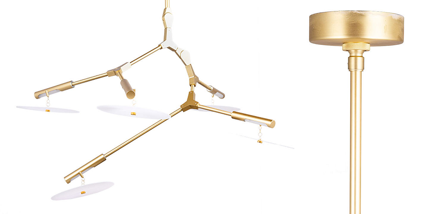 Люстра White Disc 100 Люстра White Disc 100 - Loft-Concept во Владивостоке