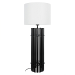 Настольная лампа с металлиеским черным трубчатым основанием Fulgurite варинант исполнения - 1 | Loft Concept во Владивостоке