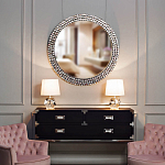 Настольная лампа с кремовым абажуром на граненном основании Crystal Facets варинант исполнения - 2 | Loft Concept во Владивостоке