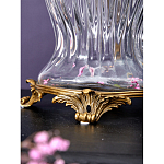 Ваза прозрачная с бронзовыми ручками в виде ангелов Eden Garden варинант исполнения - 5 | Loft Concept во Владивостоке