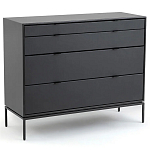 Комод из металла и кожи Guarin Chest of Drawers варинант исполнения - 1 | Loft Concept во Владивостоке