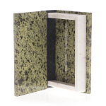 Шкатулка в виде книги из натурального камня змеевик Stone Casket варинант исполнения - 3 | Loft Concept во Владивостоке