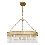 Люстра подвесная круглая со стеклянными трубками Nembus варинант исполнения - 1 | Loft Concept во Владивостоке