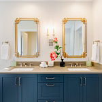 Зеркало прямоугольной металлической рамой с эффектом состаривания Accommodation варинант исполнения - 1 | Loft Concept во Владивостоке