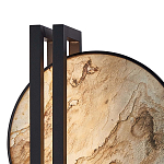 Бра из двух каменных дисков в металлической раме Constellation варинант исполнения - 2 | Loft Concept во Владивостоке