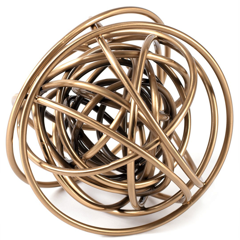 Аксессуар Knot Sculpture Серебряный Золотой Аксессуар Knot Sculpture Серебряный Золотой во Владивостоке | Loft Concept