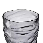Ваза стеклянная фактурная Crumpled Vase 25,3 см варинант исполнения - 2 | Loft Concept во Владивостоке