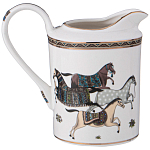 Чайный сервиз из фарфора с изображением лошадей на 6 персон 15 предметов Porcelain Horse Set  варинант исполнения - 5 | Loft Concept во Владивостоке