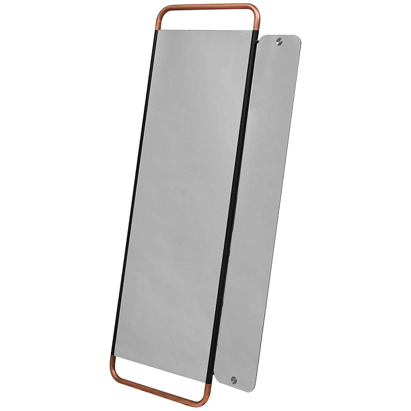 Напольное зеркало Copper Black Functional Mirror Черный Медь Зеркало Напольное зеркало Copper Black Functional Mirror Черный Медь Зеркало во Владивостоке | Loft Concept
