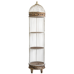 Стеллаж клетка Cage Rack White Provence