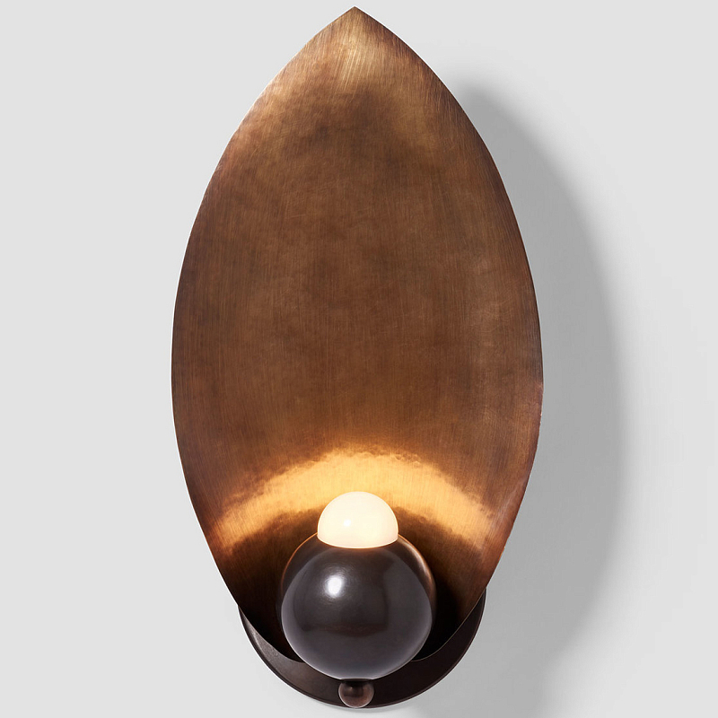 Бра LAVRA Wall Lamp Mocha Латунь Мокко Бра LAVRA Wall Lamp Mocha Латунь Мокко во Владивостоке | Loft Concept