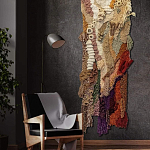 Тканый вручную абстрактный гобелен Коралловый риф Coral reef варинант исполнения - 1 | Loft Concept во Владивостоке